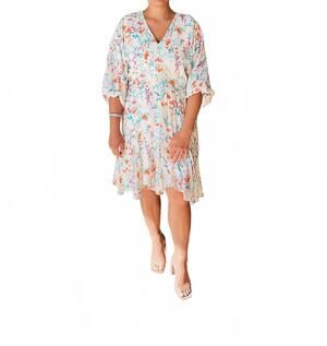 NEW LIME N CHILI ditsy flare dress ii in floral